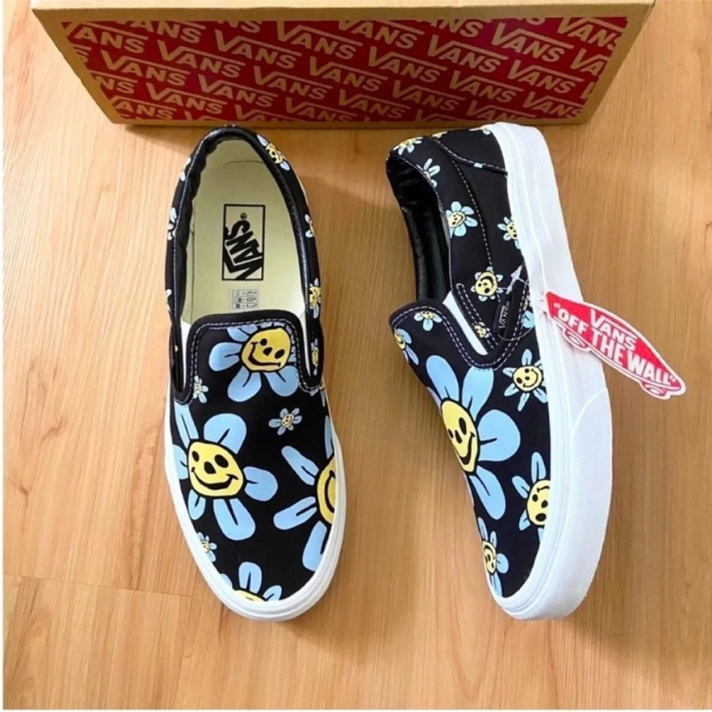 Vans Classic slip-on Trippy Grin Floral Women Size 10.0 US